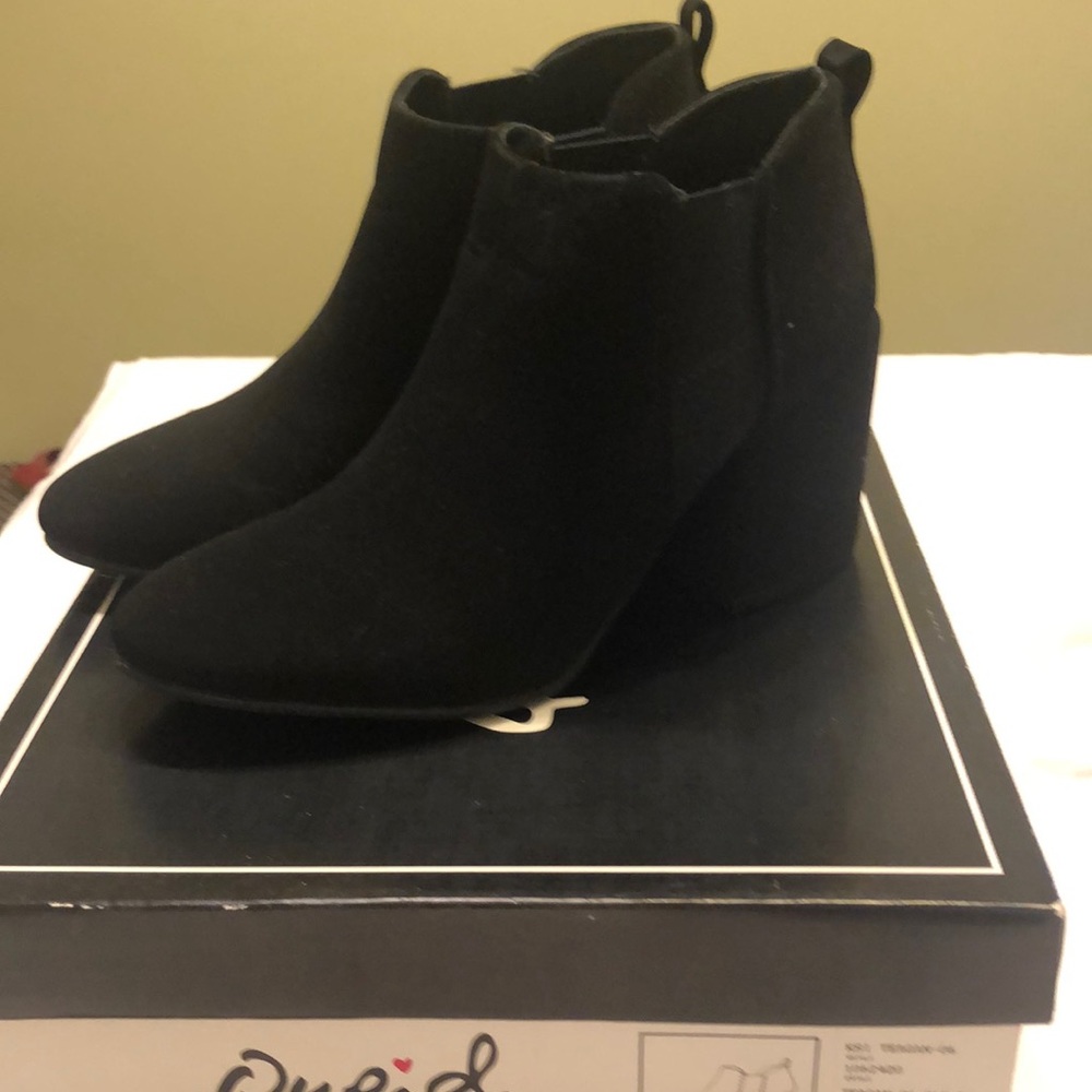 Suede Ankle Booties